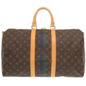 LOUIS VUITTON Brown Monogram Boston Bag